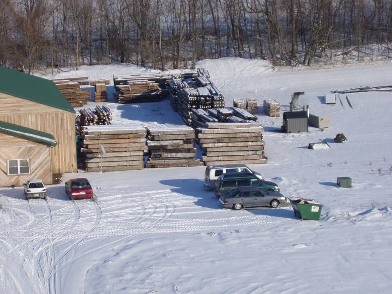 Aerials of Twelve Mile, Indiana Shop and Yard